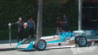 We parked a race car at an expired meter prank  Donut Media [upl. by Bilski]