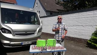 Wohnmobil umrüsten auf Lithium Batterien [upl. by Ayak]