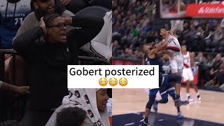 Anfernee Simons viciously posterizes Rudy Gobert 😳 [upl. by Nerrak183]