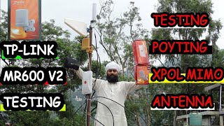 How to use Poynting Xpol Mimo Antenna with Tplink MR600 4g Router  भारत में पहली बार Poynting Xpol [upl. by Yrod335]