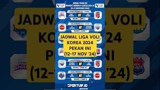 Jadwal Liga Voli Korea 2024 Pekan Ini  Pink Spiders vs Red Sparks [upl. by Doi]