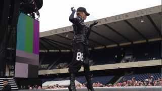 Madonna  MDNA Tour Soundcheck  Vogue Snippet Edinburgh 21 July 2012 [upl. by Gaven877]