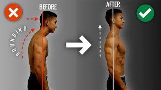 How To Fix Rounded Shoulders FAST 10 Minute ScienceBased Corrective Routine [upl. by Nalym]