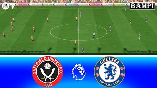 Sheffield vs Chelsea  Premier League 2324  Full Match All Goals  EA FC 24 Gameplay PC [upl. by Elacsap104]