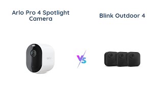 📷 Arlo Pro 4 vs Blink Outdoor 4 Wireless Security Camera Comparison 🏡 [upl. by Ivanna]