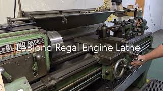 LeBlond Regal Engine Lathe  Auction Lot 2036 [upl. by Nahamas756]