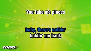 Shawn Mendes  Theres Nothing Holdin Me Back  Karaoke Version from Zoom Karaoke [upl. by Atteragram135]