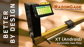 RazorGage XT Automatic Positioner and Saw Measuring Stop [upl. by Eelram]