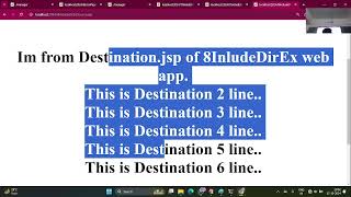 50 JSP Web application to work with include directive tag  JSP Tutorial  2024 10 17 19 50 47 [upl. by Juliano]