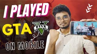 How To Play GTA V on Mobile GTA 5 on any MobileTelugu [upl. by Tonry]