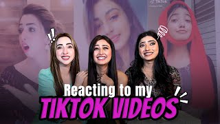 Reacting to my old Tik Tok videos  Sana Khan [upl. by Moore]