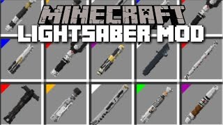 Minecraft STAR WARS LIGHTSABER MOD  GIVING YOUTUBERS THEIR LIGHTSABERS Minecraft [upl. by Navinod]