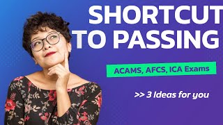 Shortcut to passing ACAMS ACFCS ICA Exams  Short Crash Course  AML Training Topics [upl. by Martinsen710]