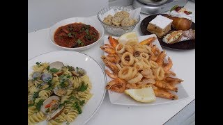 Pranzo della Domenica a base di pesce  Le ricette di zia Franca [upl. by Scuram577]