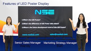 What is the Key Features of NSE LED Poster Display [upl. by Johann65]