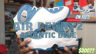 Nike Air Penny 2 “Atlantic Blue” Review and on Feet [upl. by Aneleairam]