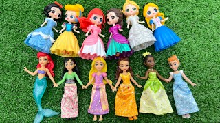 Disney Princess Doll Makeover  DIY Miniature Ideas for Barbie  Wig Dress Faceup and More DIY [upl. by Sidky]