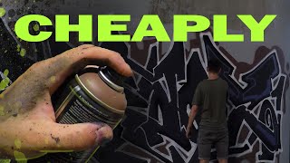 Paint roller and Aerosol cans Cheap graffiti [upl. by Eyaf]