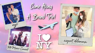 what a brand deal trip is ACTUALLY like…😳 nyc vlog part 1 [upl. by Mccurdy772]