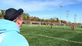 7 year old ARIANA 2017 GOLAZO  vs 2 YEAR older girls GLEN ELLYN LAKERS 2015  IWSL DIV A 2015G [upl. by Aihtnyc261]