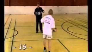 Pass training in handball [upl. by Yenduhc13]