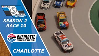 Nascar Stop Motion  SCS Season 2 PLAYOFFS Race 10 at Charlotte  CocaCola 600 [upl. by Illehs880]