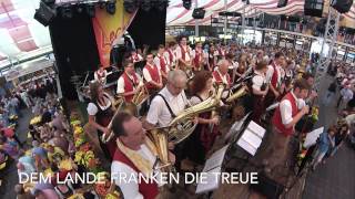 Dem Lande Franken die Treue  OfT  Musikverein Stadtsteinach  65 Kulmbacher Bierwoche [upl. by Romilly]