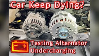 Chevy Express Battery Light On Alternator Undercharging  How To Test Battery amp Replace Alternator [upl. by Aneladgam]