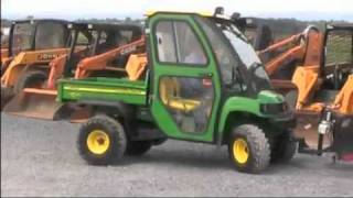 JOHN DEERE Gator HPX 4x4 Cab Plow [upl. by Hawker]