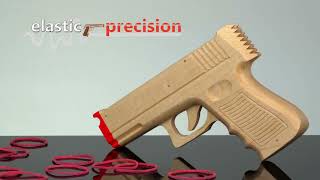 Elastic Precision Model 9MM Rubber Band Gun [upl. by Telrats]