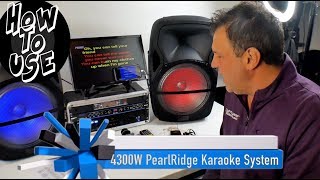 Karaoke System  Professional Karaoke System  Home Karaoke System  How To Use  Free Karaoke Music [upl. by Edahc]