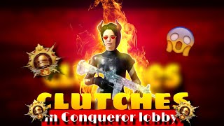 Clutches in conqueror lobby pubgmobile pubg gaming pubgmoblePakistian [upl. by Sakram677]