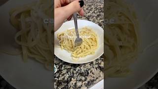 cacio e pepe 🥰 easy and delicious pasta cacioepepe pasta easyrecipe lunch [upl. by Dorcia]