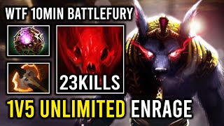 WTF 10Min Battle Fury 1v5 Unkillable Unlimited Enrage Octarine  Wind Waker Ursa Dota 2 [upl. by Jaquiss27]