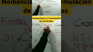 Anhídridos u óxidos no Metálicos formulación y nomenclatura química anhidridos [upl. by Tremaine417]