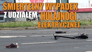 Wrocław Śmiertelny wypadek na hulajnodze [upl. by Uhayile99]