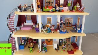 Playmobil Mein großes Puppenhaus 70205 komplett eingerichtet seratus1 Dollhouse [upl. by Penhall]