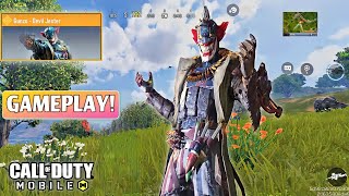 CODM LEGENDARY GUNZO  DEVIL JESTER GAMEPLAY IN BR WITH INTRO amp VOICE LINES  LEGENDARY GUNZO [upl. by Acquah]