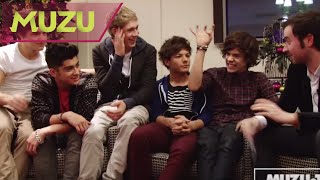 One Direction Exclusive Interview  MUZUTV [upl. by Ecnerol]