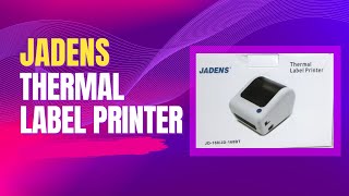 Jadens Thermal Label Printer Easy Setup and Demo  JD168BT Bluetooth Affordable For Small Business [upl. by Clevey927]