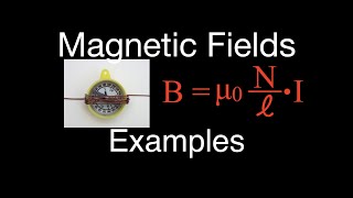 Magnetism 6 of 13 Magnetic Field of a Coil Example Calculations [upl. by Yee40]