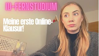 Meine erste Online Klausur🧑🏼‍🎓 Erfahrungsbericht IUFernstudium [upl. by Saxet]