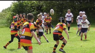 Burtonwood Bulldogs Vs Pilkington Recs U9s Highlights What a great game of rugby 16624 [upl. by Hewet]