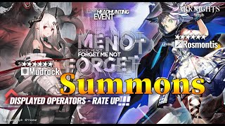 Arknights Summoning on Forget Me Not Banner [upl. by Cyrie]