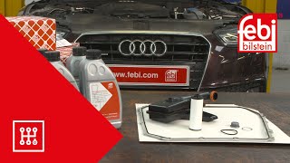 EN Audi 7Speed DirectShift Transmission Oil amp Filter Replacement [upl. by Herrmann]