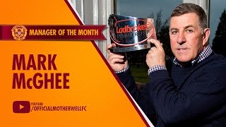 Mark McGhee wins March 2016 Manager of the Month award [upl. by Mathis]