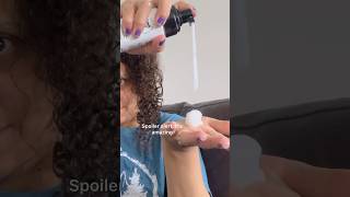 Curly Hair Mousse Test  honest review shorts [upl. by Tolmach]