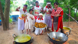 Village style fish curry and vegetables recipe cooking for village people  villfood Kitchen [upl. by Kapor60]