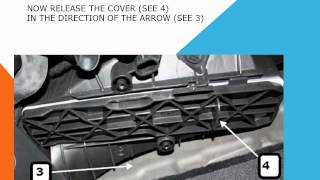 How to replace the air cabin filter dust pollen filter on a Volkswagen Passat VI [upl. by Almira]