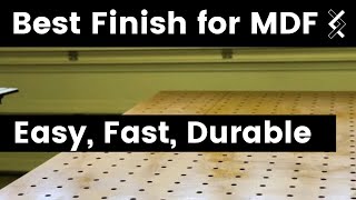 How to Finish MDF Workbench — How to Woodworking [upl. by Doxia]